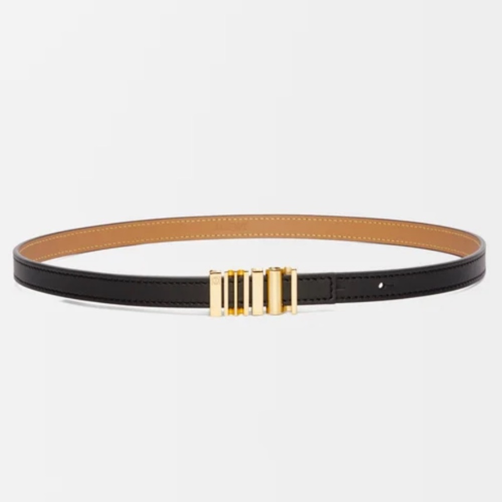 LOEWE graphic belt in classic calfskin
